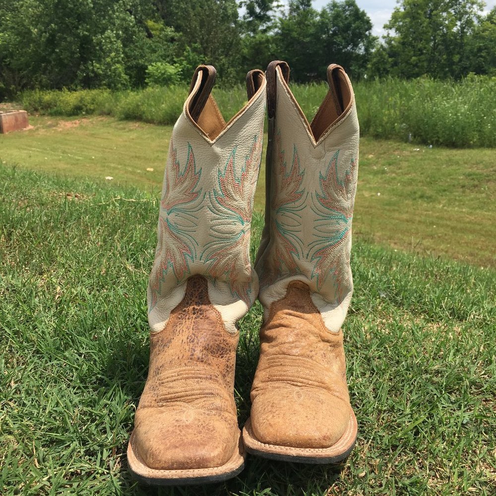 Women's Justin Bent Rain Tan Puma Cowhide boot